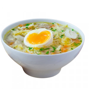 Куриный суп с домашней лапшой